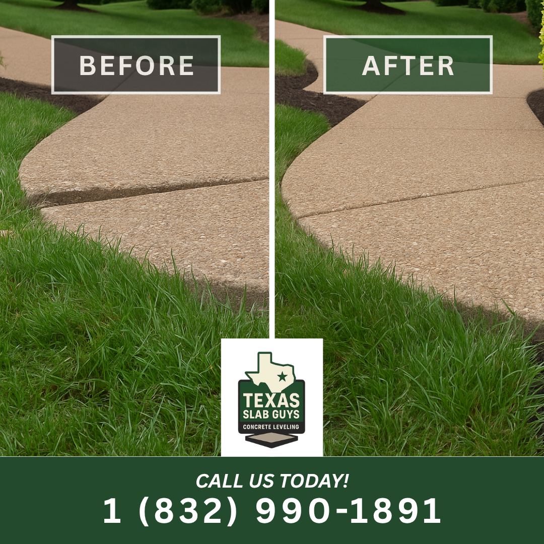 Walkway and trail leveling services Houston